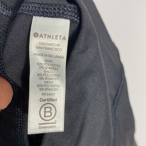 Athleta Momentum High Rise Black Pleated Skort size small - Picture 12 of 15